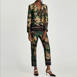Zara Silk like suiting set